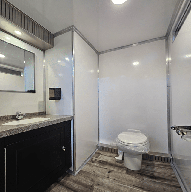 Event trailer washroom